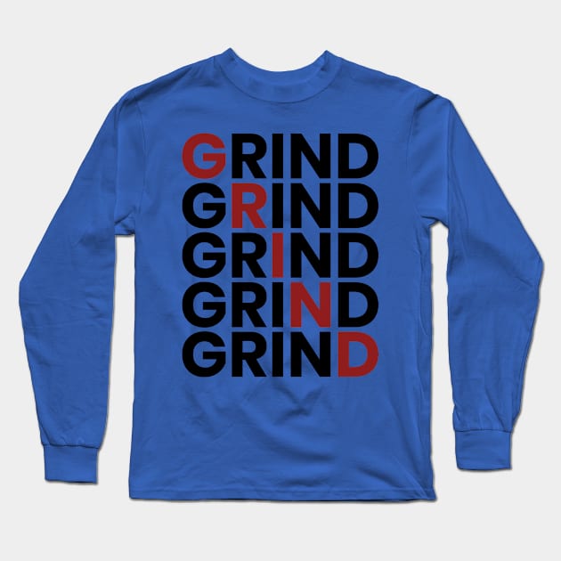 GRIND Long Sleeve T-Shirt by kareemelk